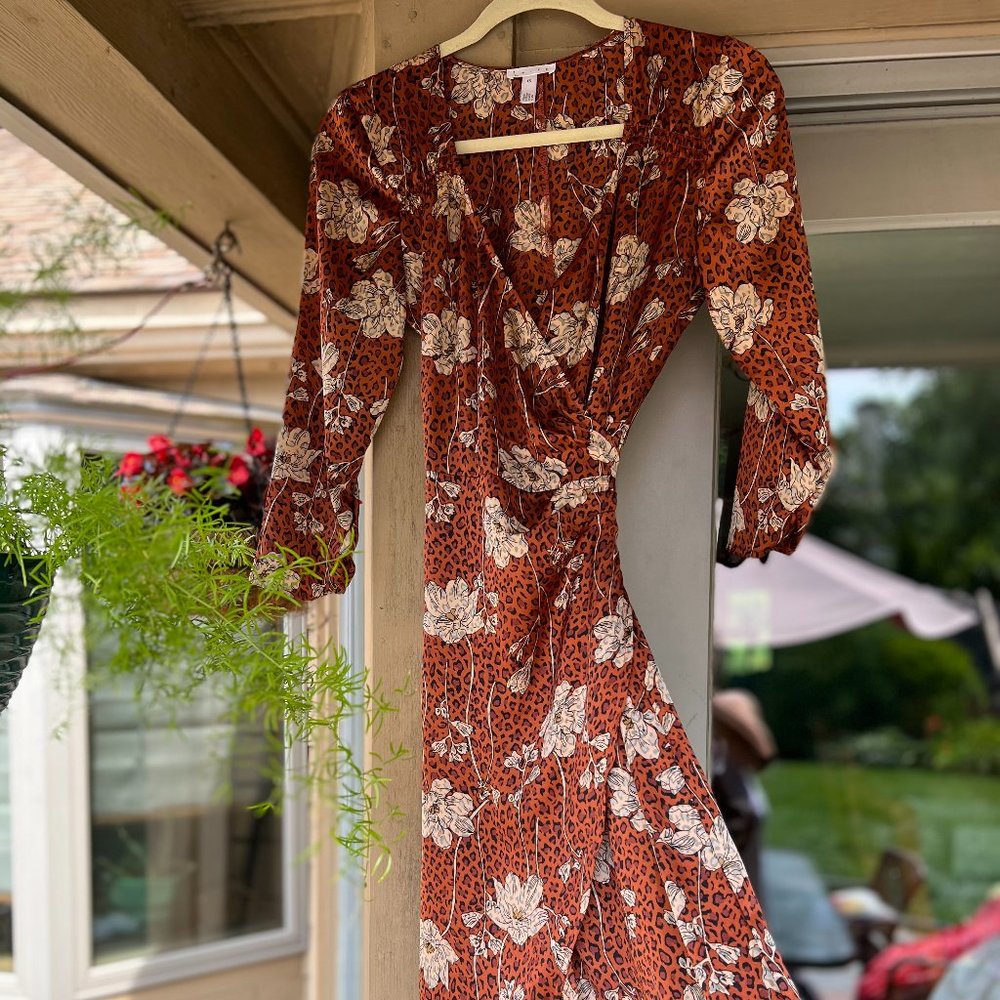 Leith Silk Maxi Dress - Size XS